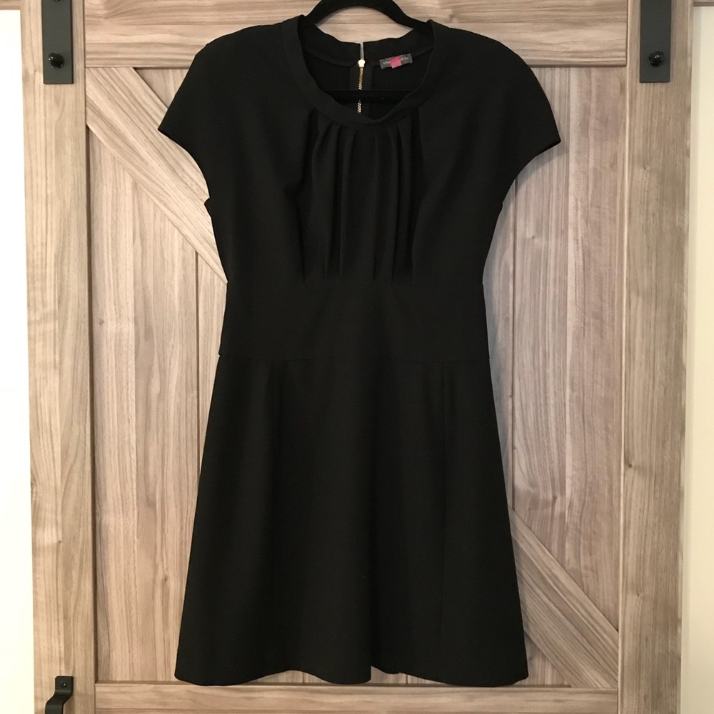 Vince Camuto LBD with gold back zipper